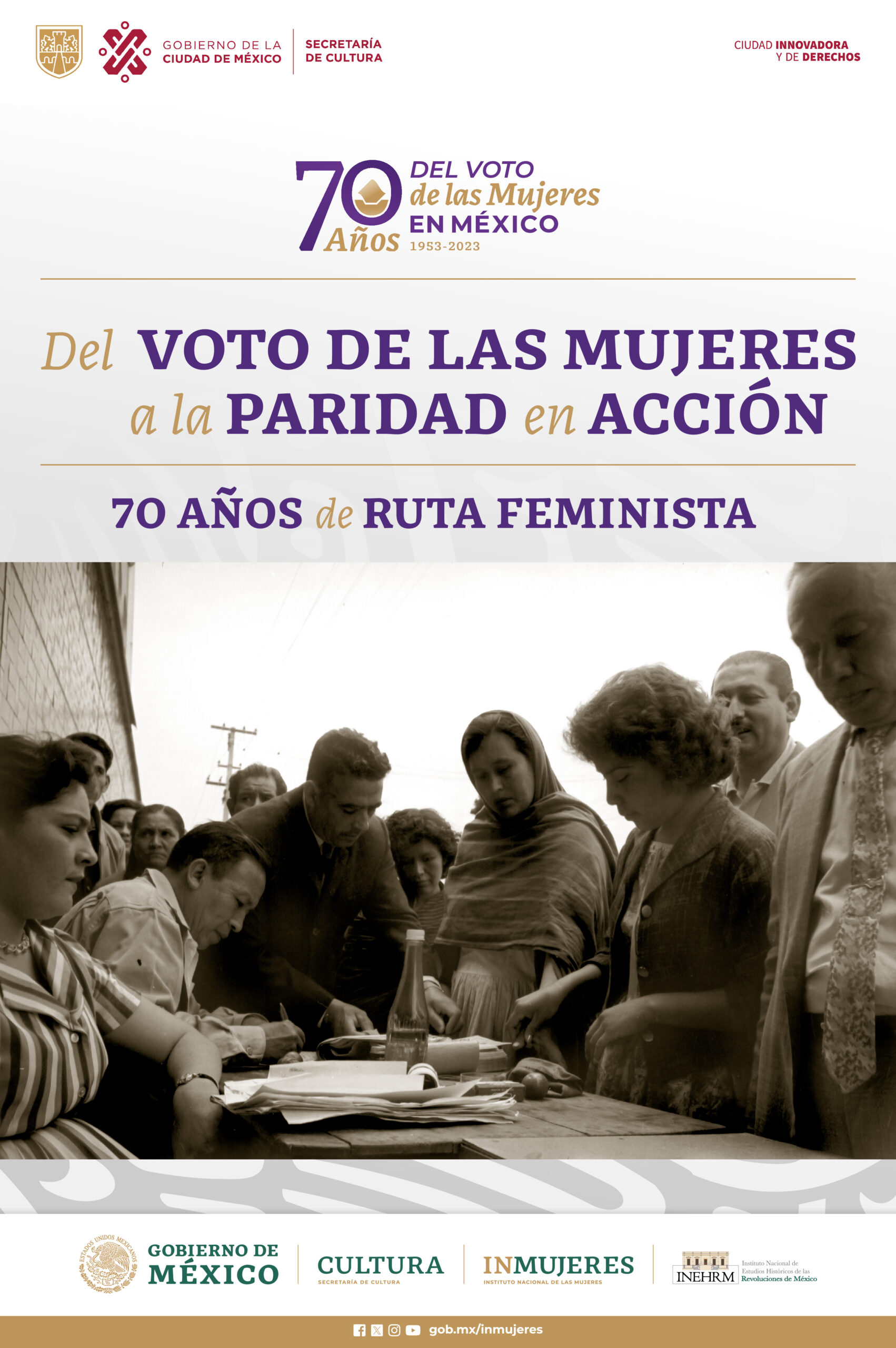 70 Años del Voto de las Mujeres en México (1953-2023) – Repositorio INEHRM